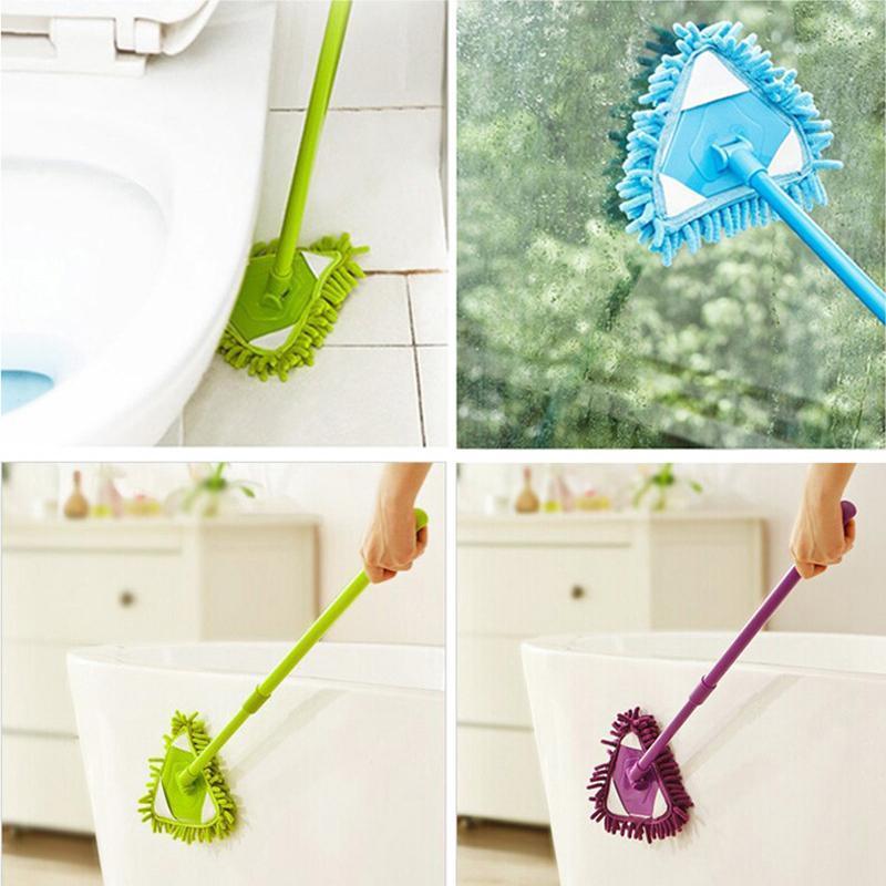 180 Degree Rotatable Adjustable Triangle Cleaning Mop - Givemethisnow