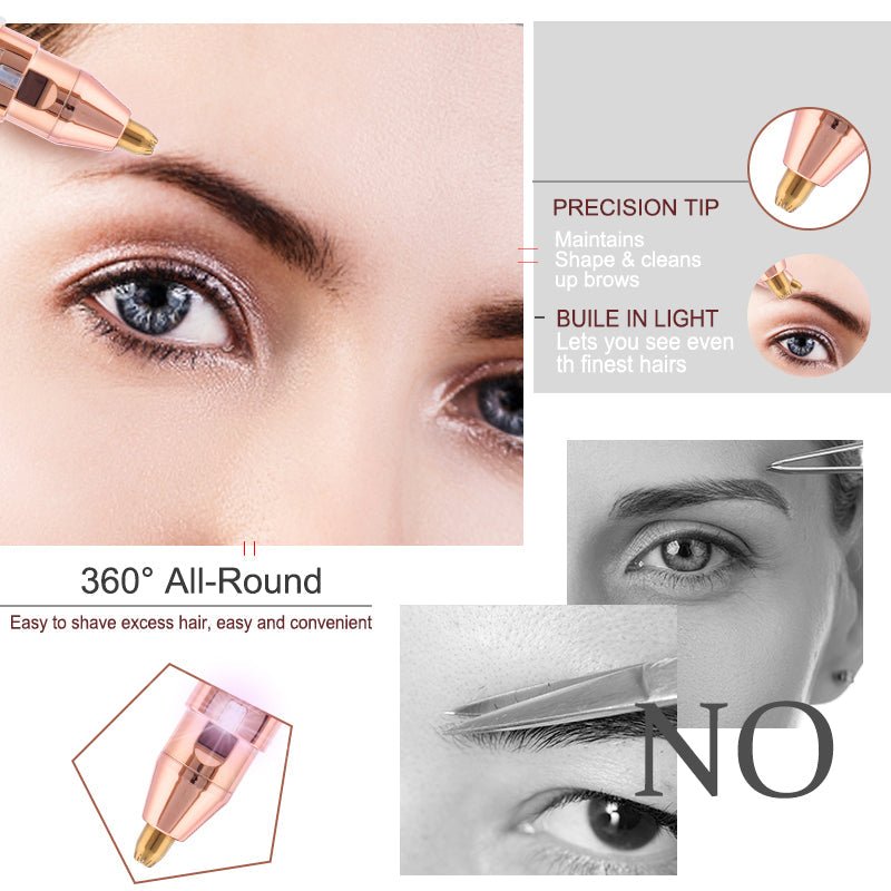 2 In 1 Electric Eyebrow & Facial Trimmer - Givemethisnow