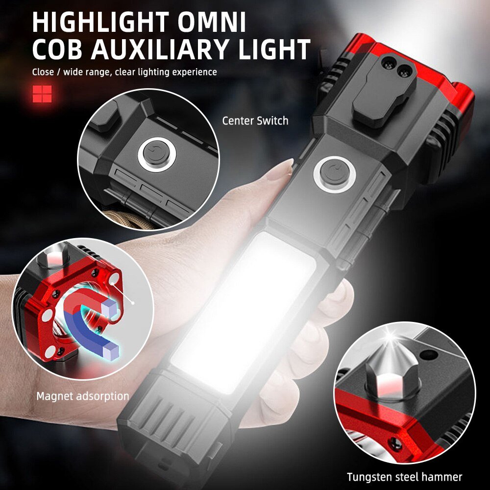 4 in 1 Indestructible Tactical Flashlight - Givemethisnow