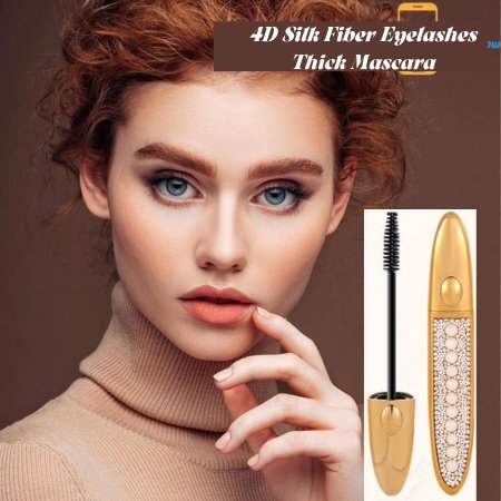 4D Silk Fiber Eyelashes Thick Mascara - Givemethisnow