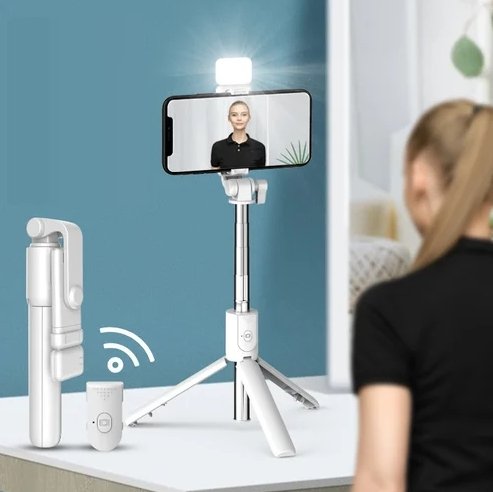 6 In 1 Wireless Bluetooth Selfie Stick - Givemethisnow