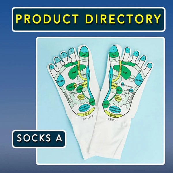 Acupressure Reflexology Socks Massage Set - Givemethisnow