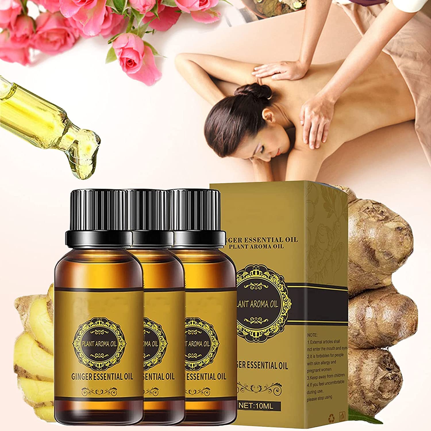 Belly Drainage Ginger Oil - Last Day Promotion - Givemethisnow