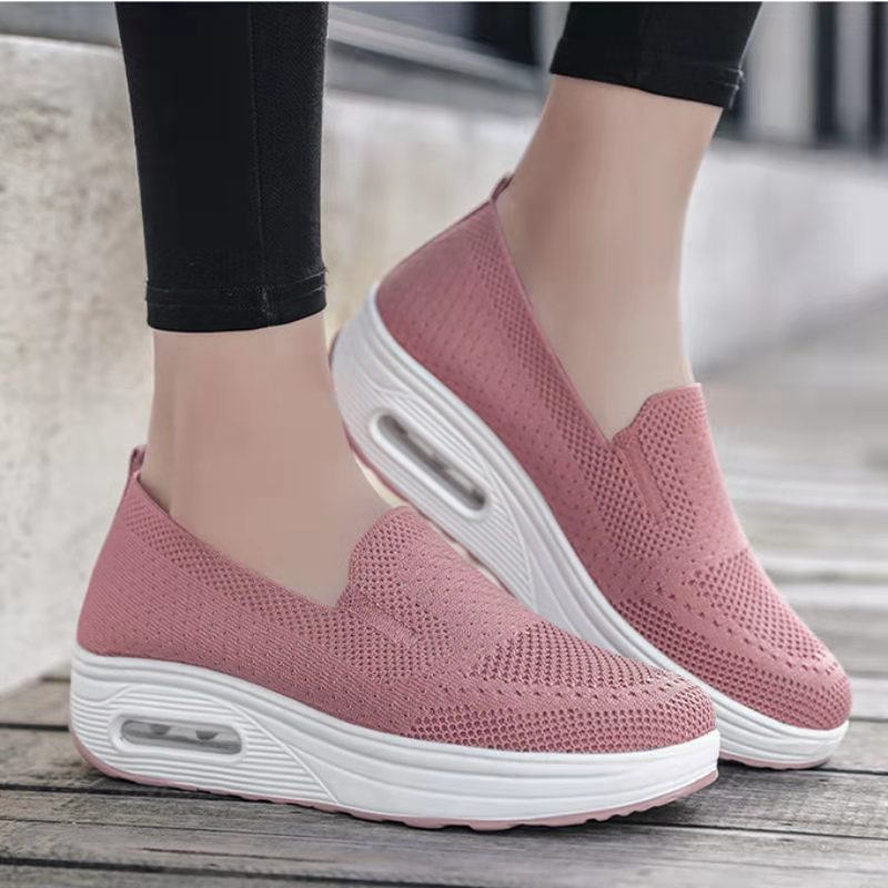 Breathable Wedges Ladies Walking Sneakers - Givemethisnow