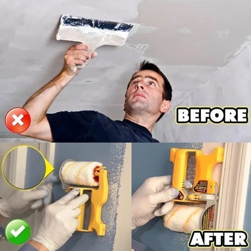 Clean Cut Paint Edger Trimming Roller Brush - Givemethisnow