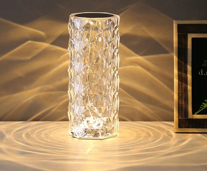 Crystal Lamp Touch Table Light - Givemethisnow