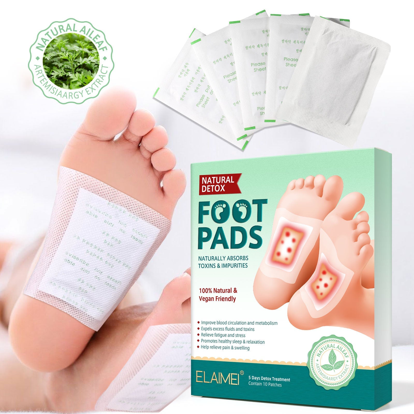 Detoxing Ginger Foot Pads - Givemethisnow