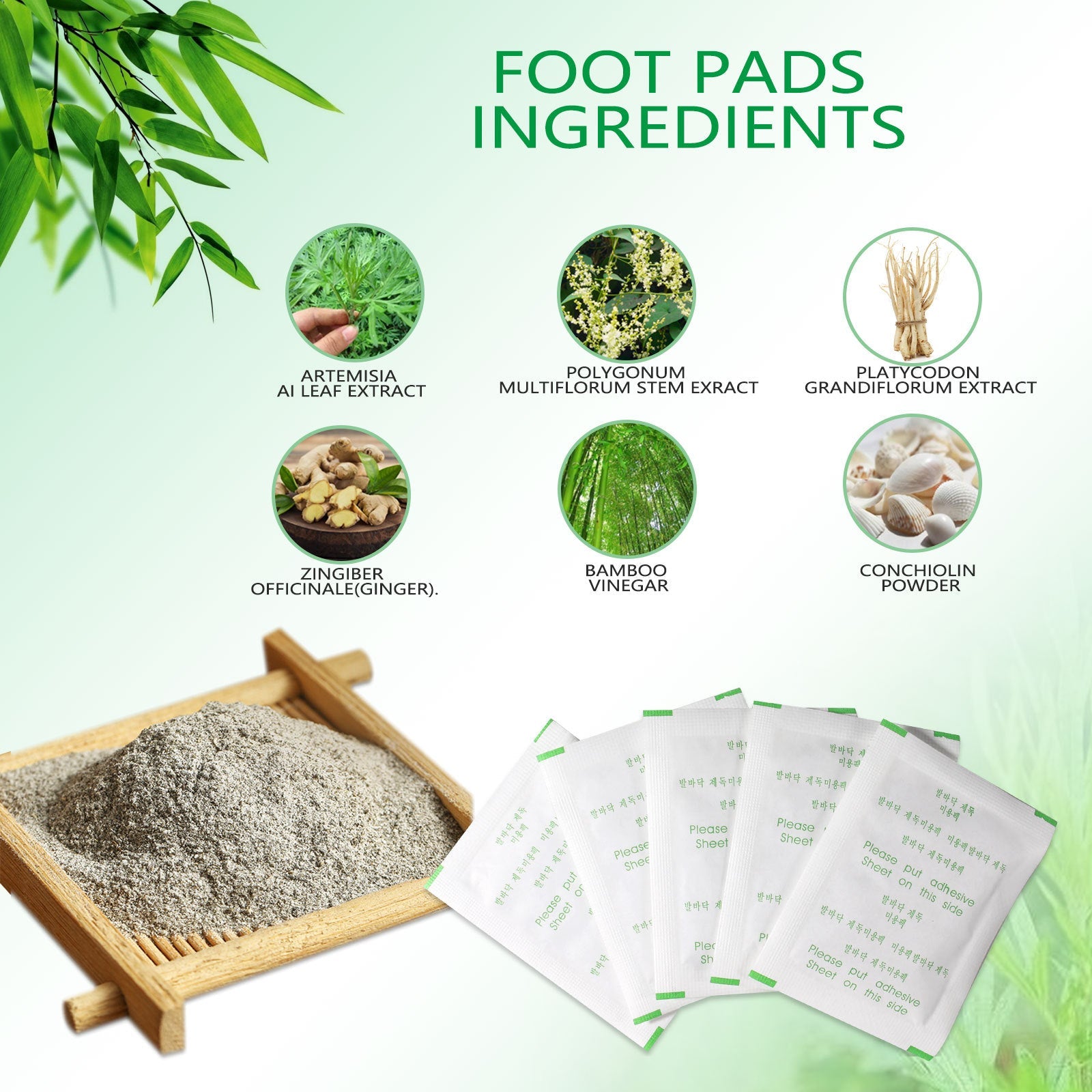 Detoxing Ginger Foot Pads - Givemethisnow