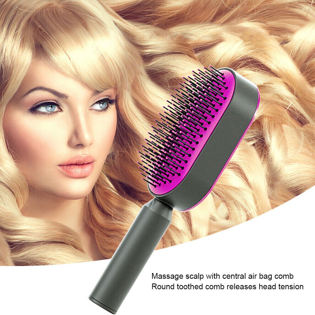 Elastic Airbag Scalp Massage Comb - Givemethisnow