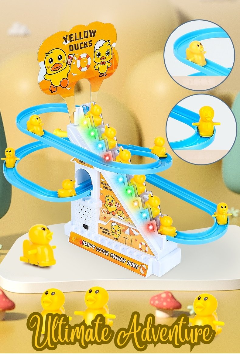 Electric Duck Sliding Track Adventure Toy - Givemethisnow