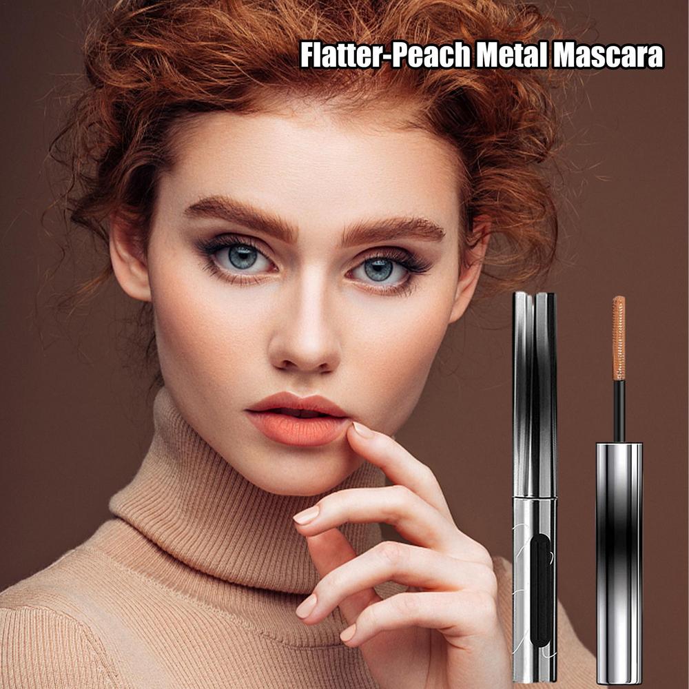 Flatter-Peach Metal Mascara - Givemethisnow