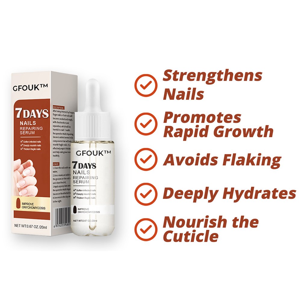 GFOUK™ 7 Days Nail Growth and Strengthening Serum - Givemethisnow