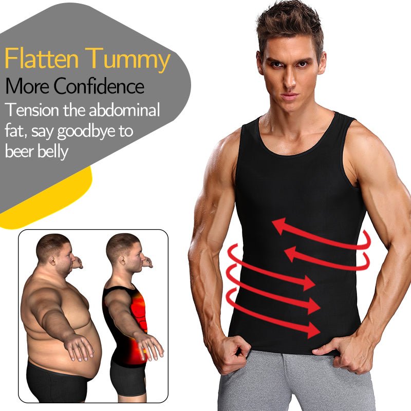 Gynecomastia Compress Tank Top - Givemethisnow