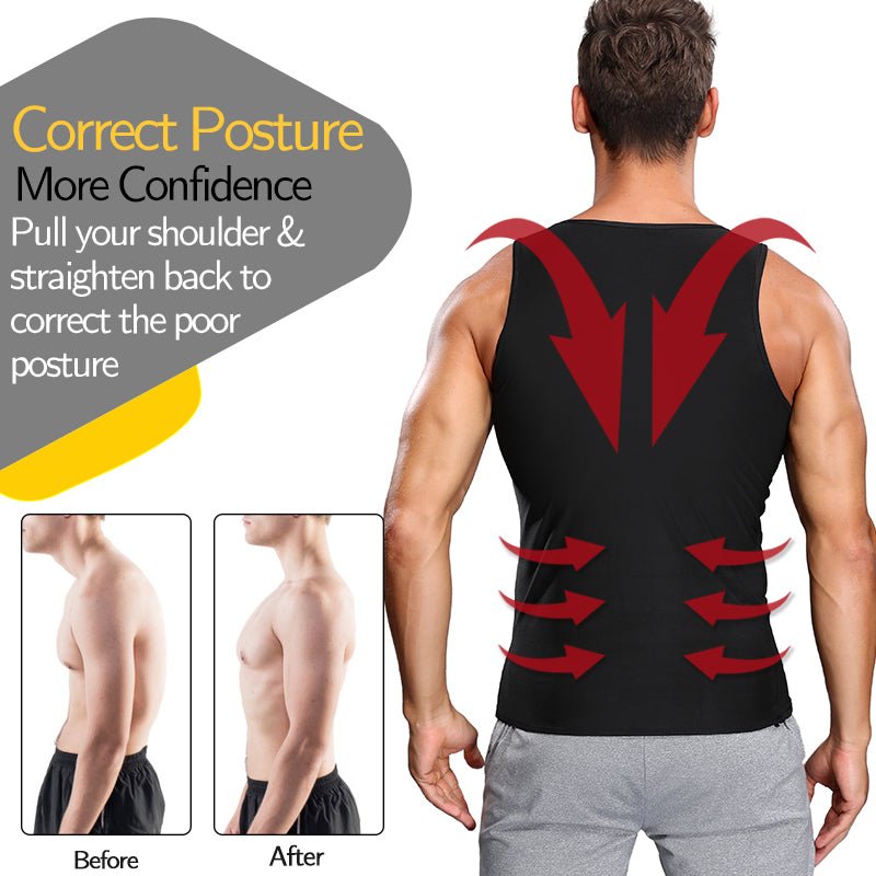 Gynecomastia Compress Tank Top - Givemethisnow