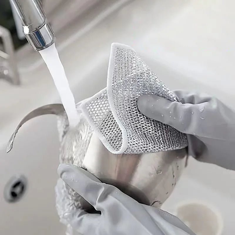 MULTIPURPOSE WIRE DISHWASHING RAGS FOR WET AND DRY - Givemethisnow