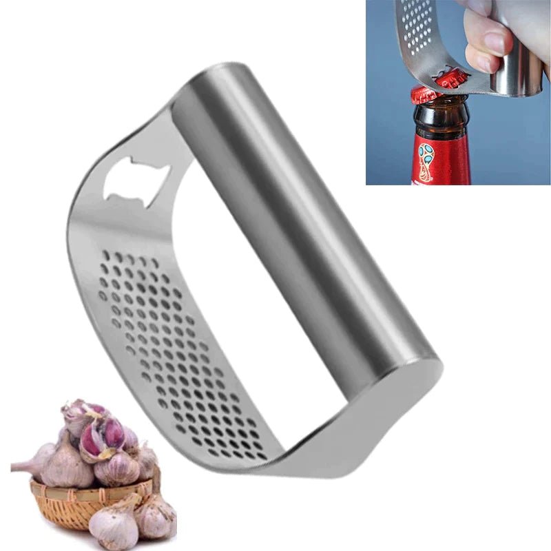 New Premium Stainless Steel Garlic Press 2.0 - Givemethisnow