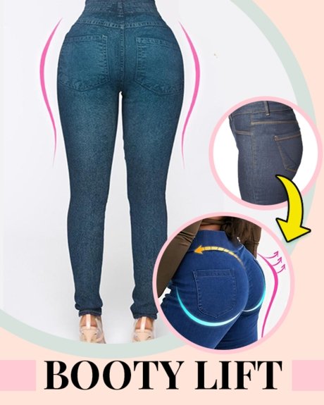 Plus Size Toning Jeans Leggings - Givemethisnow