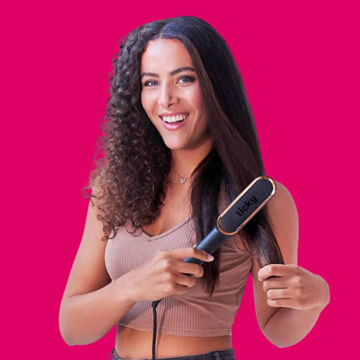 Premium Straightening Brush - Givemethisnow