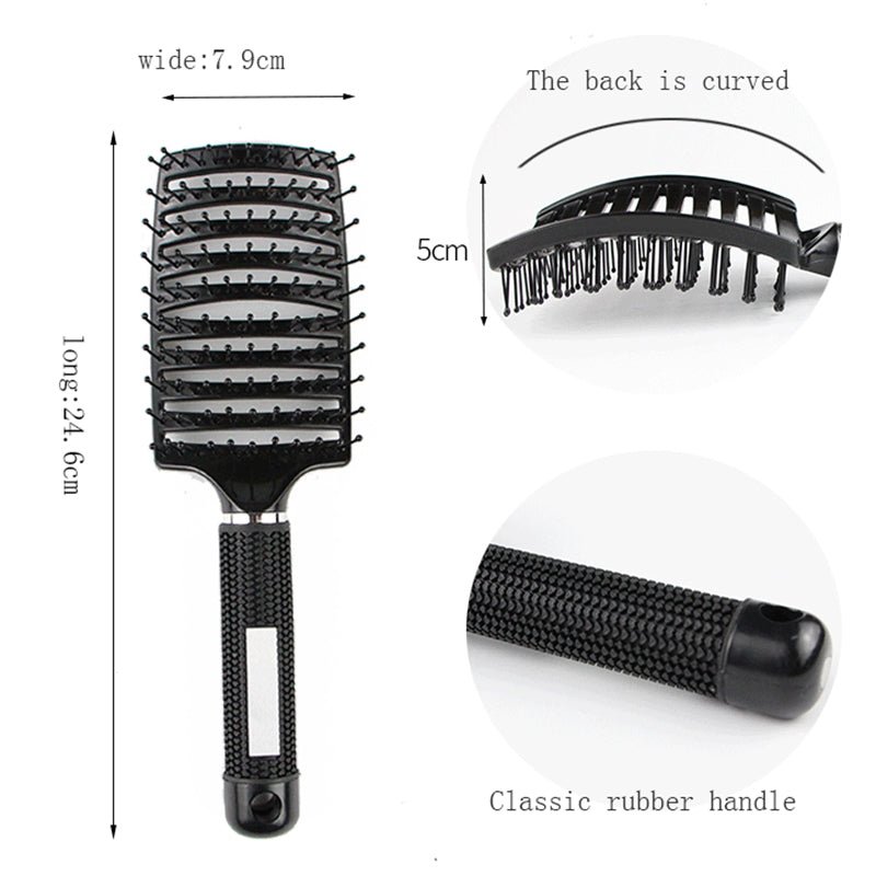 Professional Detangling Comb Portable Home Massage Hair Brush - Givemethisnow