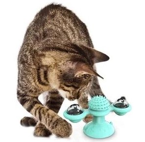 Rotating Windmill Cat Toy - Givemethisnow