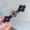 Sparkling crystal stone braided hair clips - Givemethisnow