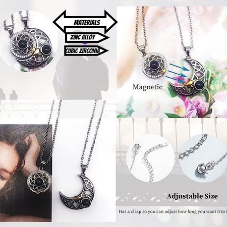 Sun and Moon Magnetic Projection Necklace - Givemethisnow