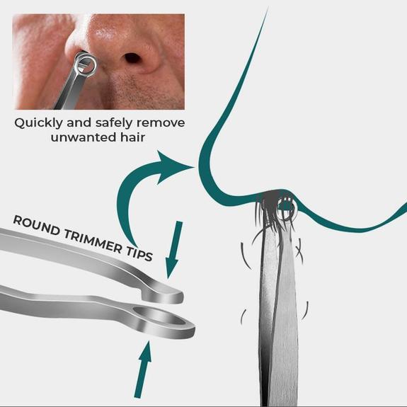 Universal Nose Hair Trimming Tweezers - Givemethisnow