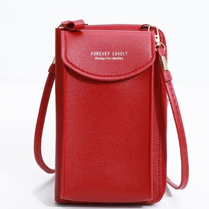 Women Pu Leather Crossbody Bag Cellphone Shoulder Bag - Givemethisnow